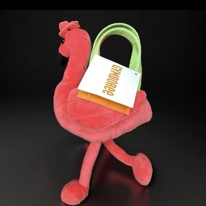 New Gymboree  Pink Plush FLAMINGO Girls Purse Palm Beach Princess Line 2011 - Picture 1 of 4