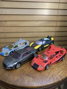Transformers (4) Swerve, Sideways, Blurr, And Wheel Jack. Highly Collectible - Picture 1 of 10