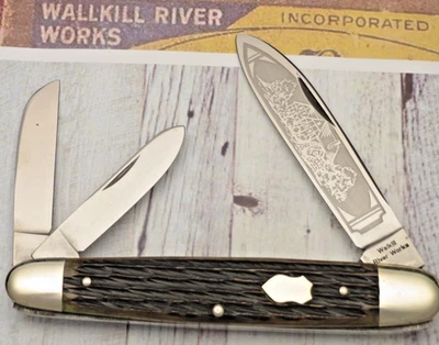 WALKILL RIVER WORKS - 1990-е Era Solingen - Англосаксонский Нож Whittler - Кость - Изображение 1 из 4
