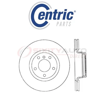 Centric C-TEK Disc Brake Rotor for 2009-2015 BMW 750i 4.4L 4.8L V8 - Kit Set li Foto 1 de 4