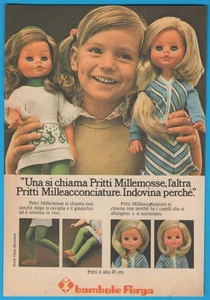 FURGA: Pritti Bambole Anno 1975 pubblicità advertising werbung clipping MA1762 - Imagen 1 de 1