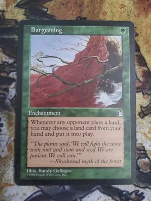 Burgeoning - Stronghold MTG Magic The Gathering MP - Image 1 of 4