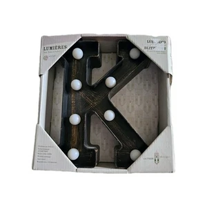 LETTER K IN LIGHTS LUMIERES - Picture 1 of 2