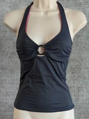 XS (8) Moontide Bikini Camis Tankini Prendas para el torso Cuello Halter B/C Cable Cami Traje de baño Foto 1 de 3