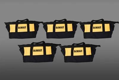 DeWalt BagDewalt11Yellow 11" Yellow & Black Tool Bag Tools/Small Kits 5 Pack - Image 1 of 4