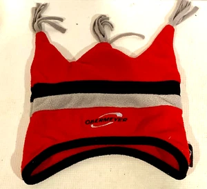 Vtg 90s OBERMEYER Ski Winter Hat Jester Theme Red Black PreSchool S/M - Picture 1 of 8