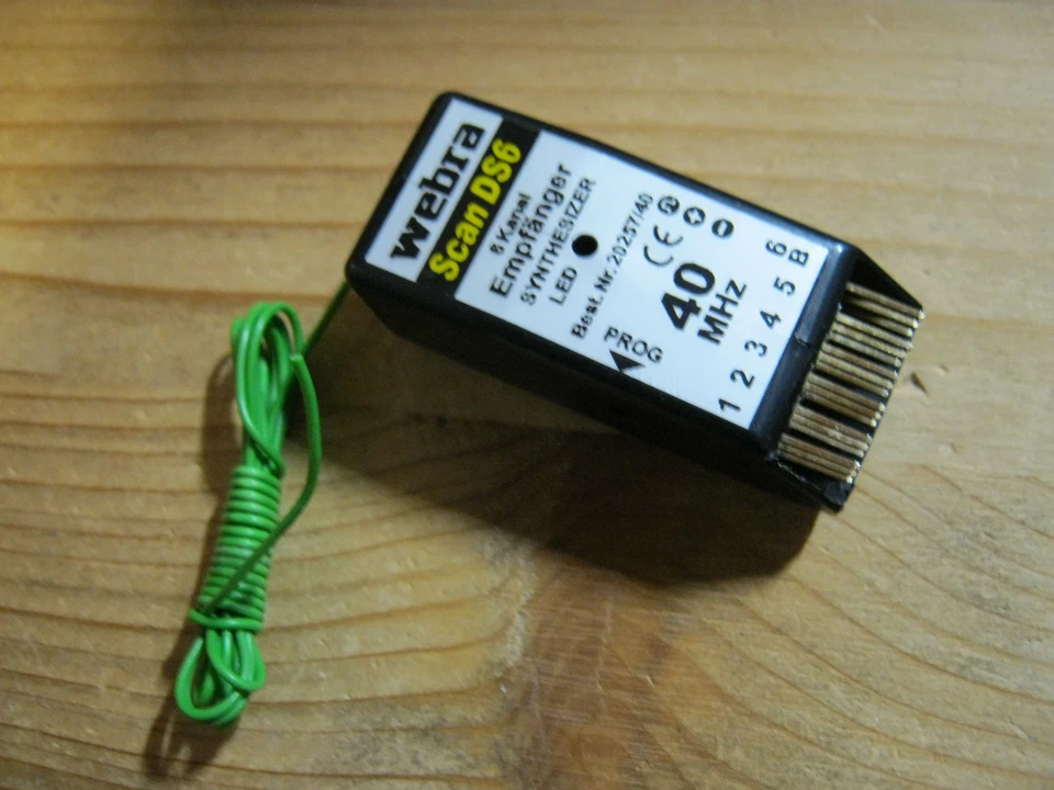 Empfänger Webra Scan DS 6 Synthesizer geht auch mit Graupner 40 Mhz - Bild 1 von 1