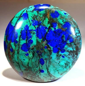 91 g 3" Premium Polished Azurite/Malachite, Morenci, Arizona! AZS479 - Picture 1 of 4