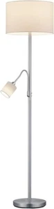 Stehlampe Stehleuchte Deckenfluter 1 x E27 Leseleuchte 1 x E14 LED möglich - Bild 1 von 3