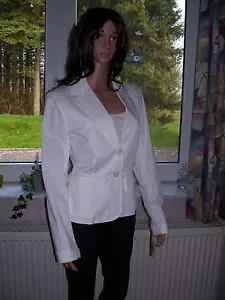 Ralph Lauren Blazer Charles Vintage Jacket Baumwolle weiss weiß Gr 12 S neu - Bild 1 von 11