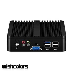 J1900 4-Core Fanless Embedded Micro Computer Industrial Mini PC 8G RAM+128G SSD - Picture 1 of 2