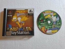 PlayStation One The Simpsons Wrestling PS1 Game