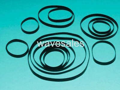 15 Mixed 4mm Flat Rubber Drive Belts for Cassette Tape Deck CD DVD Player   - Image 1 of 4