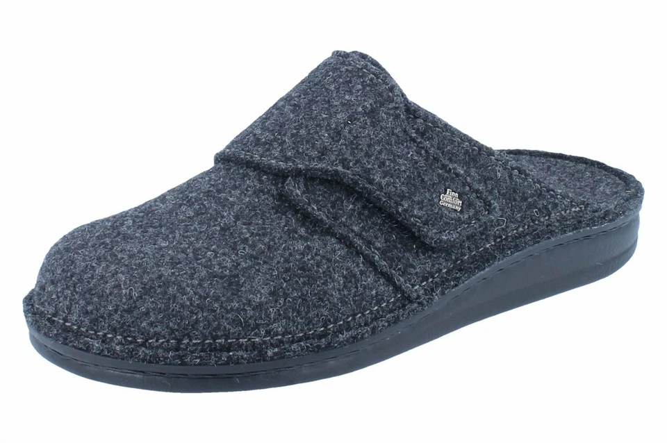 FINN COMFORT Tirol Damen Herren Clogs grau anthrazit/Wollfilz - Bild 1 von 1