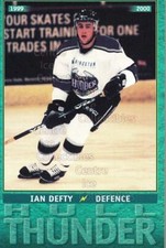 1999-00 UK British Elite Hull Thunder #3 Ian Defty