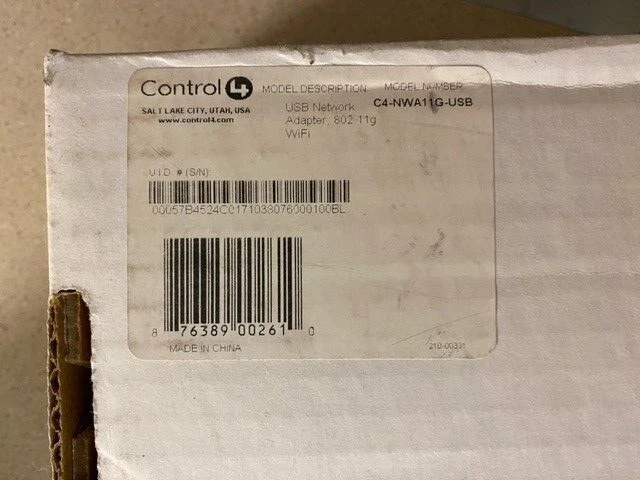 Control4 C4-NWA11G-USB USB WiFi Adapter for Home Controllers - Image 1 of 4