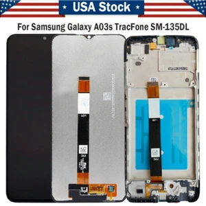 Nowy zamiennik do Samsung Galaxy A03S SM-S135DL Wyświetlacz LCD Ekran dotykowy± Ramka - Zdjęcie 1 z 11