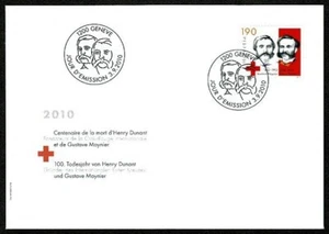 SE65 SWITZERLAND 2010  FDC Centenary of the Death of Henri Dunant - Picture 1 of 2