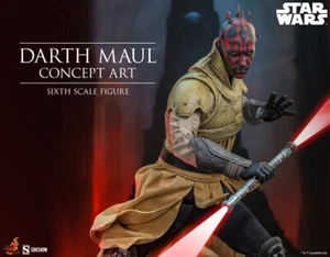 Darth Maul Concept Art Star Wars Celebration Japan Exclusive Hot Toys Figure New - Picture 1 of 23