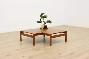 Midcentury Modern Vintage Teak Corner Coffee Table, Stuart #52907 - Picture 1 of 12