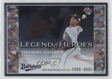2021 BBM Orix Buffaloes History 1936-2021 Legends of Heroes Yoshinobu Yamamoto