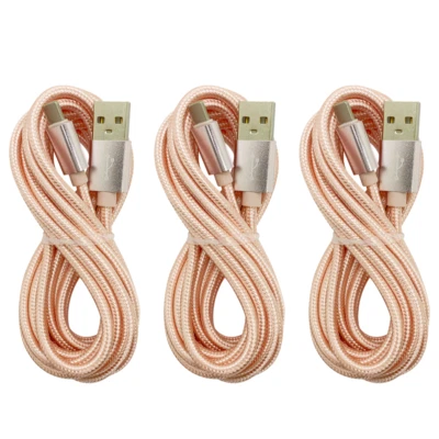 Cabo carregador rápido USB 10 pés adaptador de alimentação cabo de carregamento para iPhone iPad iPod 3X - Imagem 1 de 4