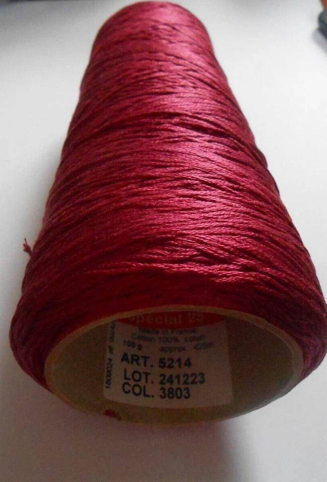 DMC  Six Stranded 87g/369m Part Cone Colour Fuschia Number 3803 - Image 1 of 1