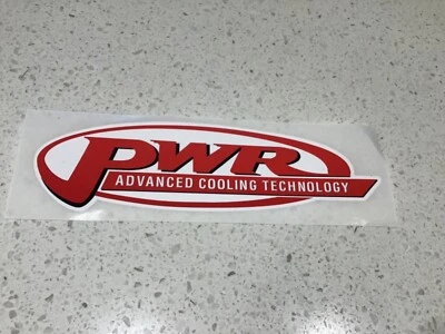 PWR COOLING STICKER, CARS MOTORCYCLE,4x4, 4WD,,TRUCKS,MOTOR RACING,ENGINE, OILS - Image 1 of 2