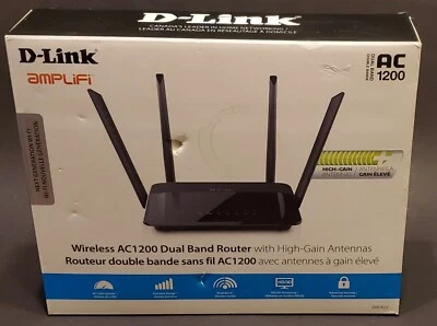 D-Link Amplifi Wireless AC1200 Dual Band Router DIR-822 - Tested Works - Image 1 of 4