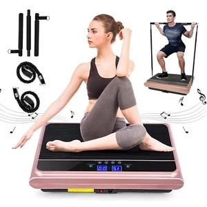 Vibration Plate Exercise Machine Whole Body Vibration Platform Machine with P... - Picture 1 of 7