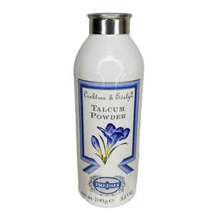 Crabtree & Evelyn Talcum Powder Vintage Freesia NEW Metal Shake Canister 3.5 oz - Picture 1 of 4