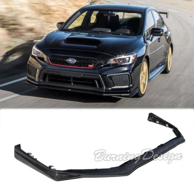Parachoques delantero Impreza estilo V-LIMITED fibra de carbono para Subaru WRX STi 18-Up Foto 1 de 4