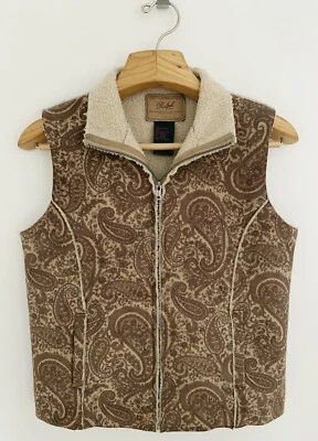 Chaleco de Colección Ralph Lauren Palomino Mujer Imitación Gamuza/Sherpa Talla M Marrón Cachemira   Foto 1 de 4