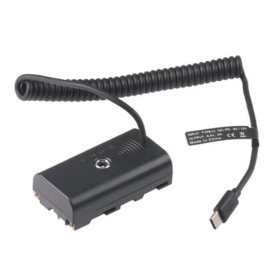 USB-C to NP-F550/F750 Dummy Battery Power Adapter Accessories For Sony Monitor - Image 1 of 4