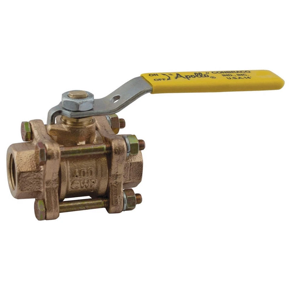 APOLLO 8210601 Manual 2-Way Ball Valve,NPT,Bronze 1CLD2 - Image 1 of 1
