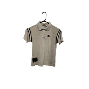 Vintage Disney Store Mickey Mouse Polo Shirt Gray Size L Retro Embroidered 10  - Picture 1 of 9