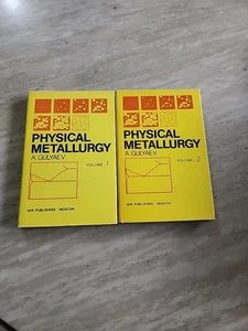 Physical Metallurgy (in 2 Volumes) by A. Gulyaev, Mir Publishers 1980, Hardcover - Picture 1 of 8