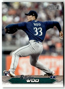 2024 Topps Stadium Club MLB No. 285 Bryan Woo Rookie - Bild 1 von 2