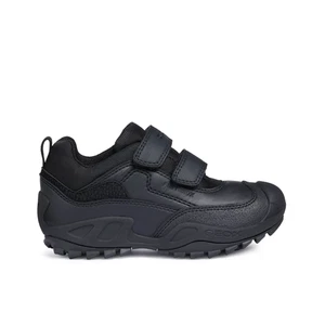 Geox J Savage ABX Scarpe da Scuola Impermeabili Nero - Foto 1 di 5