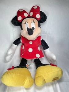 Minnie Mouse Plush Disneyland Disney World Parks Red PolkaDot Dress 20” Plush - Picture 1 of 4