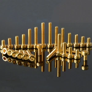 Zylinderkopfschrauben 12.9 Innensechskant Schrauben Metric M2 M2.5 M3 M4 M5 Gold - Picture 1 of 4