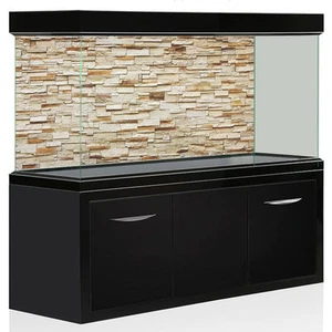 HD Ziegelwand Aquarium Hintergrund Poster Terrarium statische Adsorption Kulisse - Bild 1 von 14