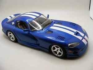 1997 Dodge Viper GTS 1:18 Blue W/ White Racing Stripes - Spotless - Picture 1 of 14