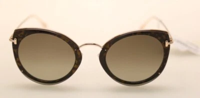 Очки солнцезащитные Tom Ford JESS FT0683 TF683 52K Havana, розовое золото/коричневые затененные (#750) - Изображение 1 из 4