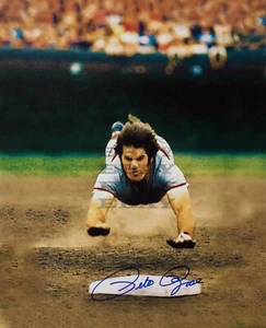 PETE ROSE Cincinnati Reds Signed 8x10 autographed photo Reprint - Picture 1 of 1
