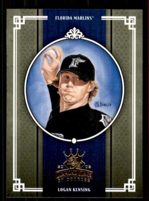 2005 Donruss Diamond Kings #245 Logan Kensing Florida Marlins - Image 1 of 2