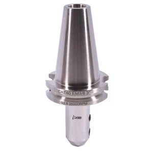 NEW 1PC CAT40 3/8"X3.0" END MILL TOOL HOLDER G2.5 25000RPM TIR0.0001" MILLING - Picture 1 of 5