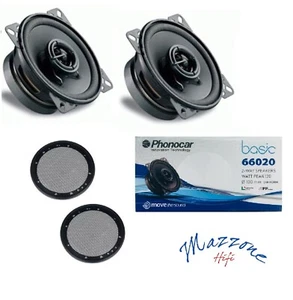 PHONOCAR 66020 Set 2 Arcas Con Rejillas Altavoces Coche Camión Camper 10cm - Imagen 1 de 4