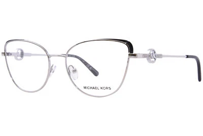 Marco de gafas Michael Kors Trinidad MK3058B 1153 para mujer borde completo plateado 54 mm Foto 1 de 4