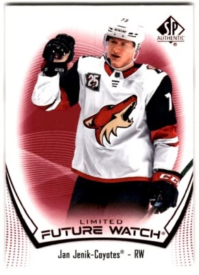 2021-22 SP Authentic Limited Red Future Watch Jan Jenik Rookie #127 Arizona - Image 1 of 2